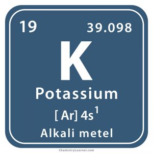 potassium symbol periodic table