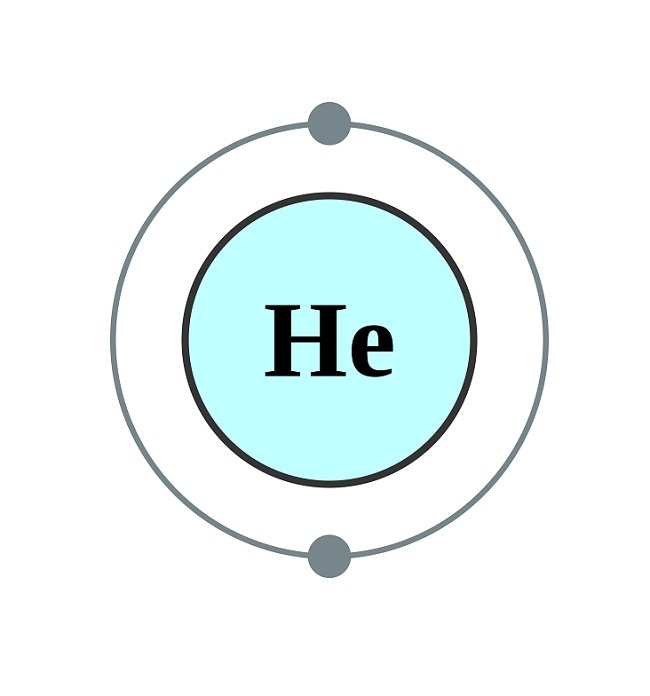 helium gas symbol