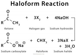 Haloform Reaction Definition Examples And Mechanism