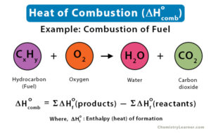 Heat (Enthalpy) of Combustion: Definition, Formula, & Table